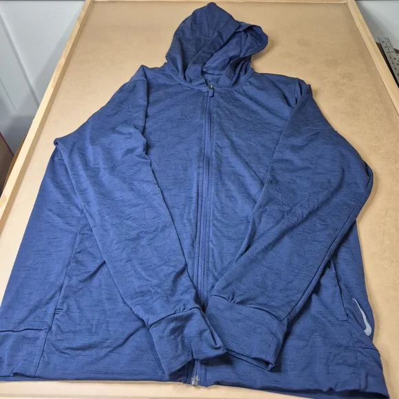 Nike Dri-FIT Standard Fit Full Zip Dri-Fit Hoodie in Blue 2469/425 - Picture 1 of 8